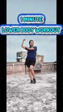 Dream Legs Workout: 1 Minute, No Equipment! 🙌 (Easy & Effective) #LowerBodyWorkout