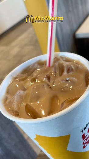 MAKE YOUR OWN MILK TEA at McDONALDS!🧋🔥Turn our iconic SWEET TEA into a MILK TEA with this SUPER SIMPLE HACK! 😆🔨 #fyp #fypシ #fypage #milktea #mcdonalds #mcdonaldshacks #sweettea #howto #socal #food #palmdale #mcmarro