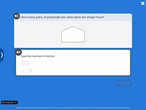 How many pairs of perpendicular sides does the shape have?Typ... | Filo