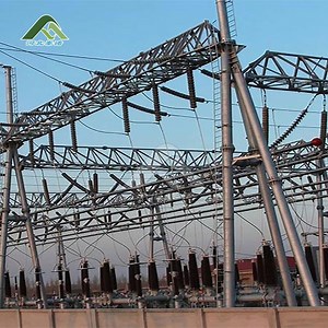 [Hot Item] Tainuo 132kv Electric Power Distribution Substation Gantry GB/T2694 Standard Steel Frame Structure Used for Transmission Line Pylon Lattice Tower