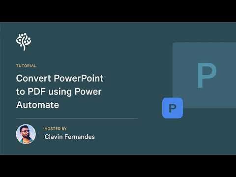 How to Convert PowerPoint to PDF using Power Automate