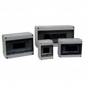 [Hot Item] Plastic Electronic Container Part Switchboard 12 Ways Power Cable Distribution Box Electronic Plastic Box