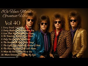 80s Hair Metal Greatest Hits Vol.40 – Best Love Songs & Romantic Slow Rock Ballads