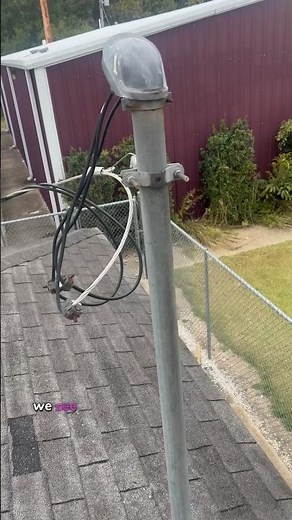 How to flash electrical mast. #roofing #construction #homeimprovement #diy #educational #tips