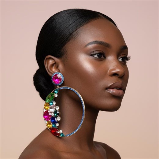 Infinity Oversized Hoop Earrings - Etsy