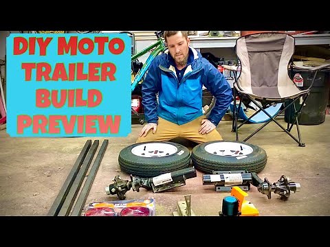 Motorcycle Trailer Build Preview / Parts + Ideas