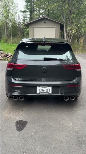 2025 Golf R Black Edition with Akrapovic Exhaust – Pure Sound! 🔥