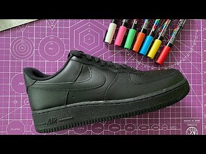 Customizing Nike Airforce 1s! ✈️