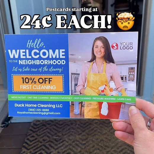 The EASIEST and LOWEST COST postcard campaign! Imagine staying top of mind with hundreds of new customers in your area without spending any extra time doing it! As a company that has been sending postcards for 10 years and working with thousands of clients, we are here to help you: ✅ Set up an automated campaign (takes only minutes to set up!) ✅ Show you our low, competitive pricing (starting at only 24¢ each!!!) ✅ Give you quality designs that get results (at no extra cost!) ✅ Create a custom, 