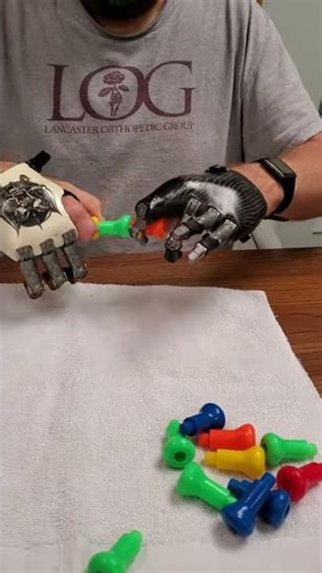 Pulling pegs apart with prosthetics 10/13/2020