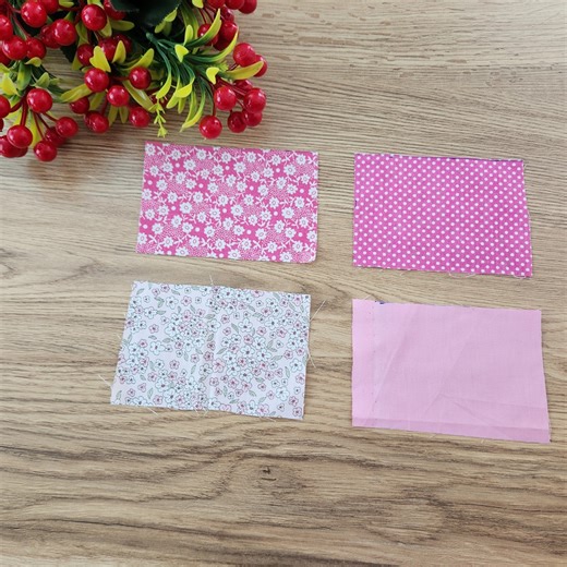 A great sewing idea in 4 minutes with 4 pieces of fabric. #sewing #handmade #diy | Knitting Therapy