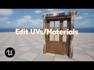 Edit the UVs rotations and scale in Unreal Engine 5