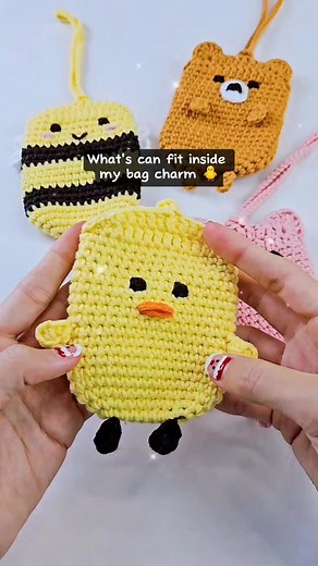 13K views · 171 reactions | Crochet cute bag charms 朗 Have you tried to make one yet?  | Chenda DIY | Facebook