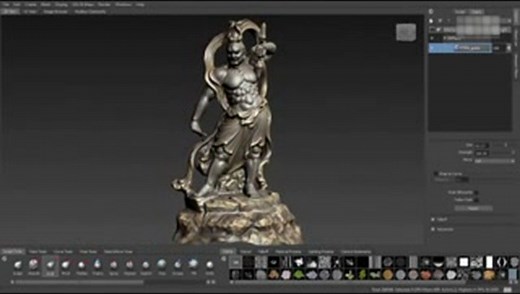 Mudbox 2014 新功能 - 先进的重布线功能 Advanced Retopology
