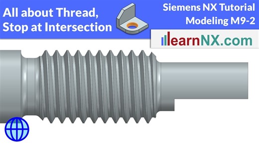 #learnnx #membership #nxmodeling #nxthread #siemensnxtutorial | learnNX