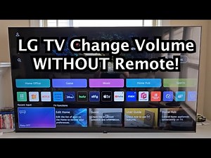 LG Smart TV - How to Change Volume Without Remote!