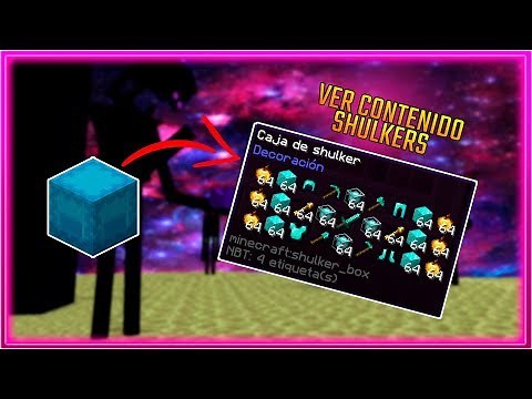 VER CONTENIDO DE SHULKERS - Tutorial Minecraft 1.14.4 - 1.15