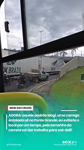 50K views · 126 reactions | AGORA: aquele padrão Mogi, uma carrega entalada ali na Ponte Grande, eu evitaria o local por um tempo, pelo tamanho da carreta vai dar trabalho para sair dali! | Fofoquei Mogi | Facebook