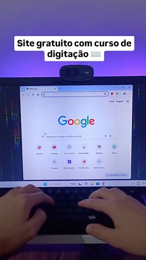 Site Gratuito para Aprender Digitação