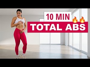 10 Minute AB WORKOUT Follow Through - NO EQUIPMENT | Total Ab Burn