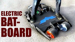 This Electric Batmobile Skateboard Is an Incredibly Cool Way to Break Your Neck