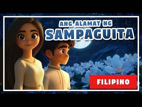 ANG ALAMAT NG SAMPAGUITA | FILIPINO FOLK TALES | TAGALOG STORIES