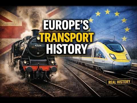 Europe's transport history with also uk train evolution story