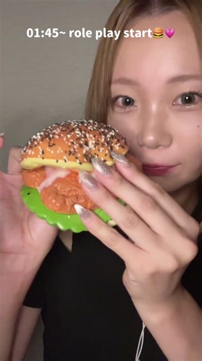 Hamburger Squeeze ASMR Video