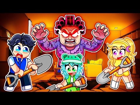 Dig To Escape GRANDMA In Roblox…