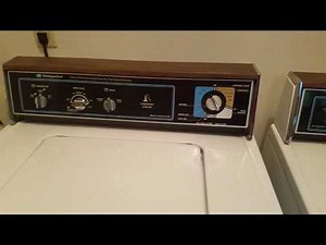 1980 Hotpoint Washer in action