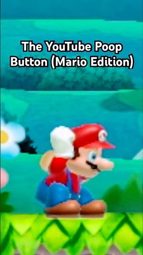 The YouTube Poop Button (Mario Edition) #mario #shorts #memes