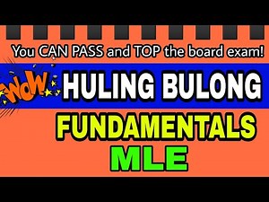 HULING BULONG FUNDAMENTALS OF HEALTH CARE | BOARD EXAMINATION