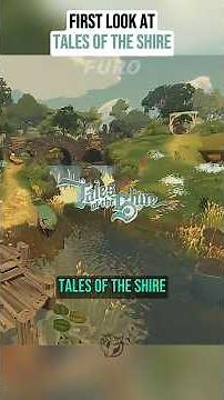 FIRST LOOK at TALES OF THE SHIRE - The super COZY Lord of the Rings game with Hobbits! #shorts