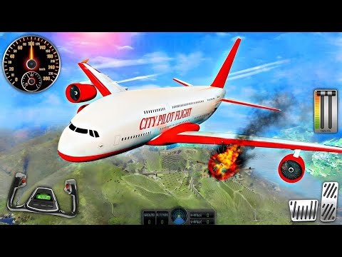 Flight Airplane City Pilot Simulator - Plane Boeing Emergency Landing - Android Gameplay