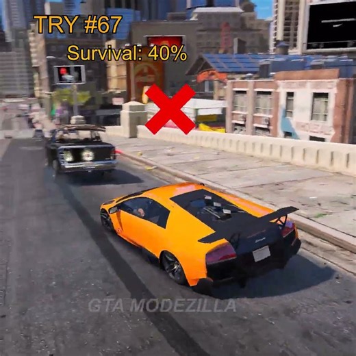 GTA V's Most Insane Car Stunts 🚗💥 #GTA5 #stunts #shorts