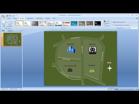 PowerPoint Training |How to Make a Map on a Wedding Invitation Card with Google Maps