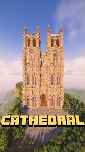 The Gothic Cathedral - Minecraft Surviva #minecraft #survival #gaming #church #timelapse