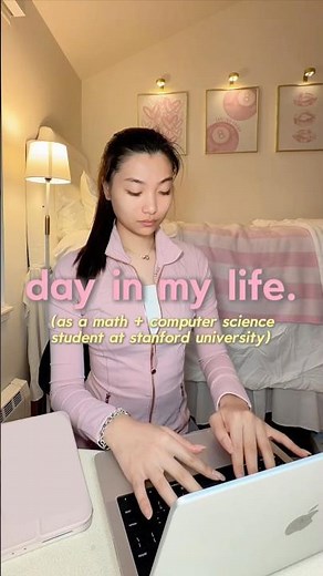 Day in My Life as a Math + Computer Science Student at Stanford! ⭐️ #collegelife #university #study