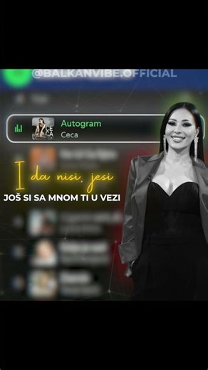 ❤️‍🔥 Autogram - Ceca #ceca #autogram