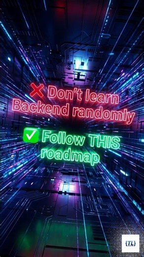 Backend Developer Roadmap 🚀 #shorts #youtubeshort #shortsfeed