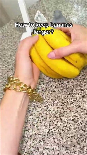 To preserve bananas longer and rid them of fruit gnats, wash... #Shorts #td_mom_