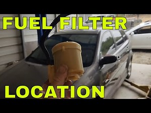 TOYOTA MATRIX Pontiac Vibe Lexus Fuel filter location Corolla many Toyota models