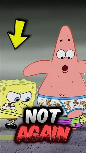 What Happens When You See A Crazy SpongeBob Animation Mistake?! 🤪 #spongebob #mistakes #shorts