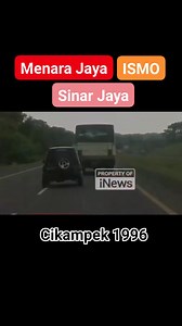 Sinar Jaya Great Panorama AK ranger.. Menara Jaya & Sahabat BM triun Serta Banteng Ismo Non Ac dimasa Saat Nataru dan Arus Mudik 1996 yg hampir bersamaan. Nampak petugas Dishub menghitung arus kendaraan dgn alat hitung manual yg melintas di Cikopo dan Cikampek #ISMO #SInarJaya #MenaraJaya #Sahabat #Cikampek | Wayan Feria Sandy