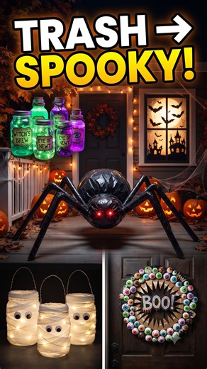 5 Halloween Decorations Made From TRASH! 🎃👻 | Easy DIY Halloween Hacks #halloween