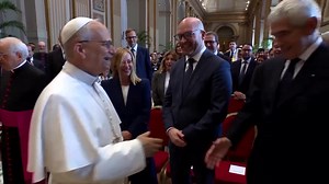 29K views · 1.5K reactions | Pope Leo warned politicians of the challenges posed by artificial intelligence, addressing its potential impact on younger people as a primary concern https://reut.rs/3HSYJJW | Reuters | Facebook
