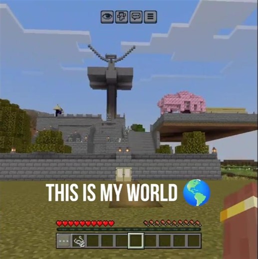 🌍 My Minecraft World Seed Revealed! 😱 #shorts
