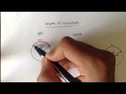 Advanced Geomatics: Degree Of Curvature