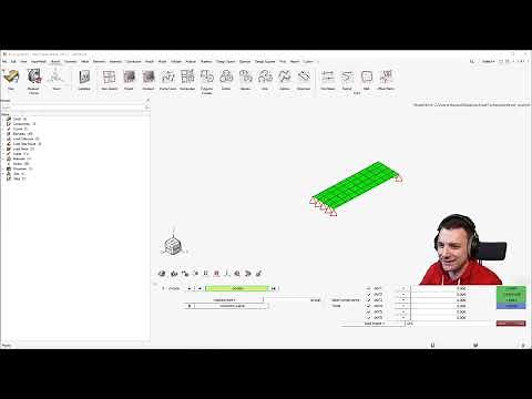 Altair Hyperworks 2022.1 Random Frequency Response Analysis of a flat plate (OST-1325)