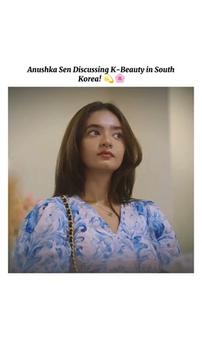 Anushka Sen Discussing K-Beauty in South Korea! 🇰🇷✨ | Korean Skincare Secrets #Shorts #anushkasen
